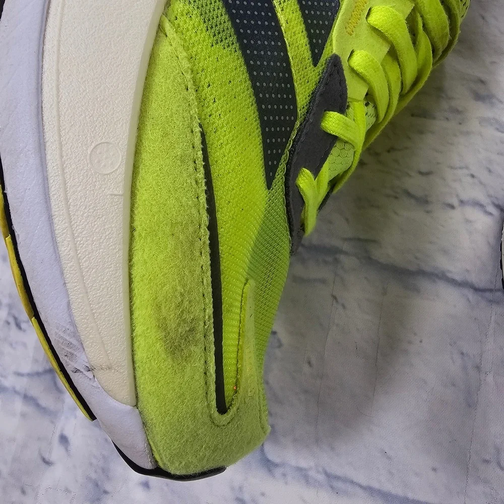 Adidas Adizero Boston 11 Running Shoes Mens 9 Solar Yellow Night Metallic GX6650